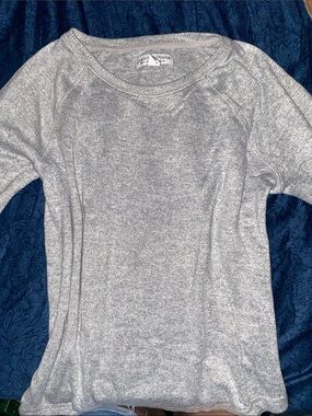 Karen Neuburger Crew Sweatshirt Heather Gray